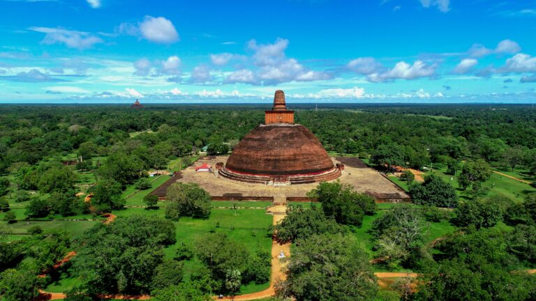 Jetavana,Stupa,Arial,View:,Jetavana,Monastery,At,Anuradhapura,One,Of